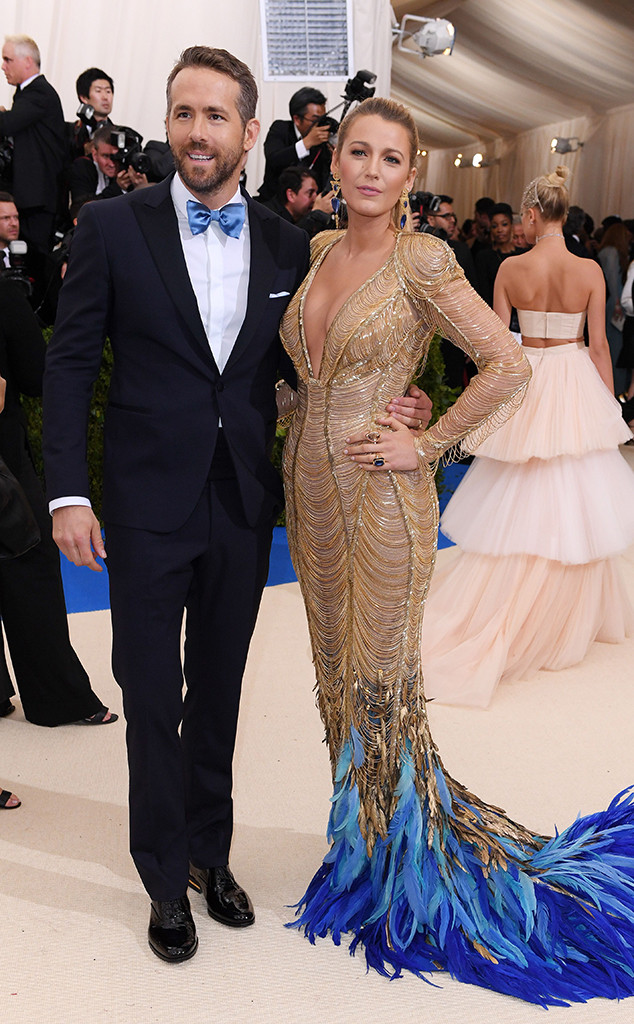 Ryan Reynolds and Blake Lively from 2017 Met Gala: Red Carpet Couples ...