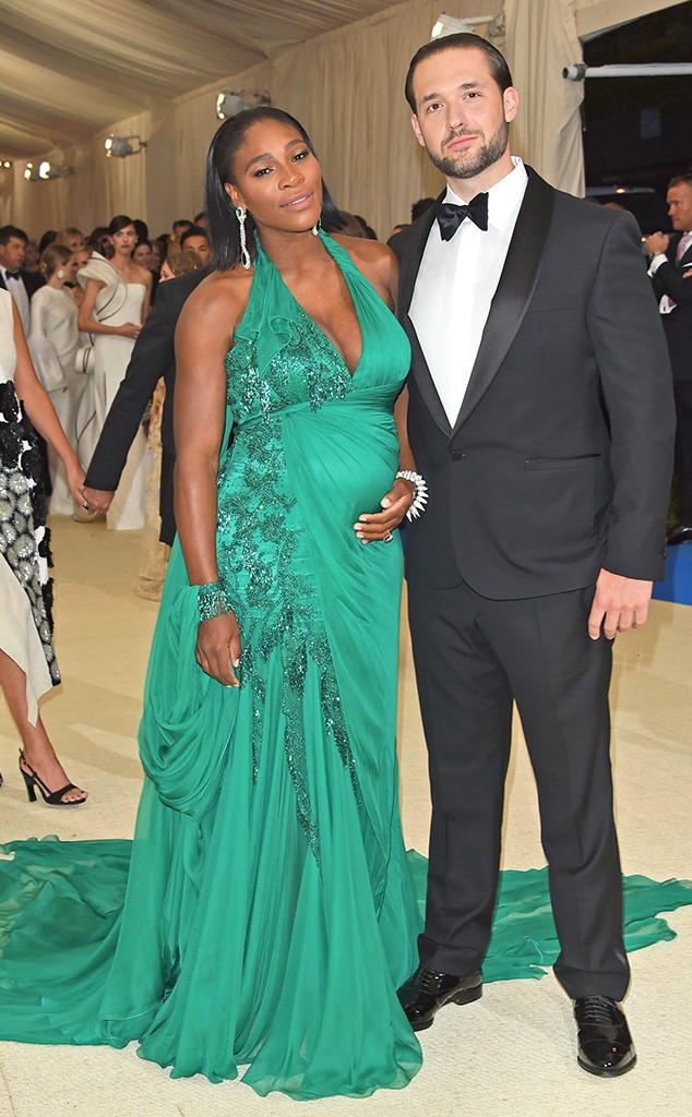 Serena Williams, Alexis Ohanian, 2017 Met Gala Arrivals