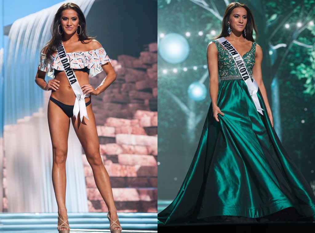 Miss North Dakota From Miss Usa 2017 Swimsuit And Evening Looks E News 9492