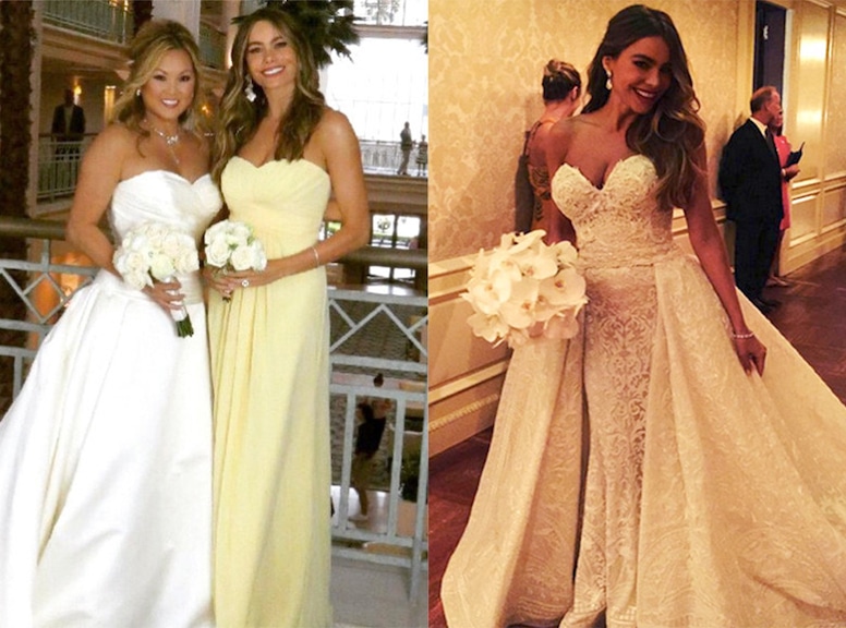 Sofia Vergara, Celebrities as Bridesmaids and Brides