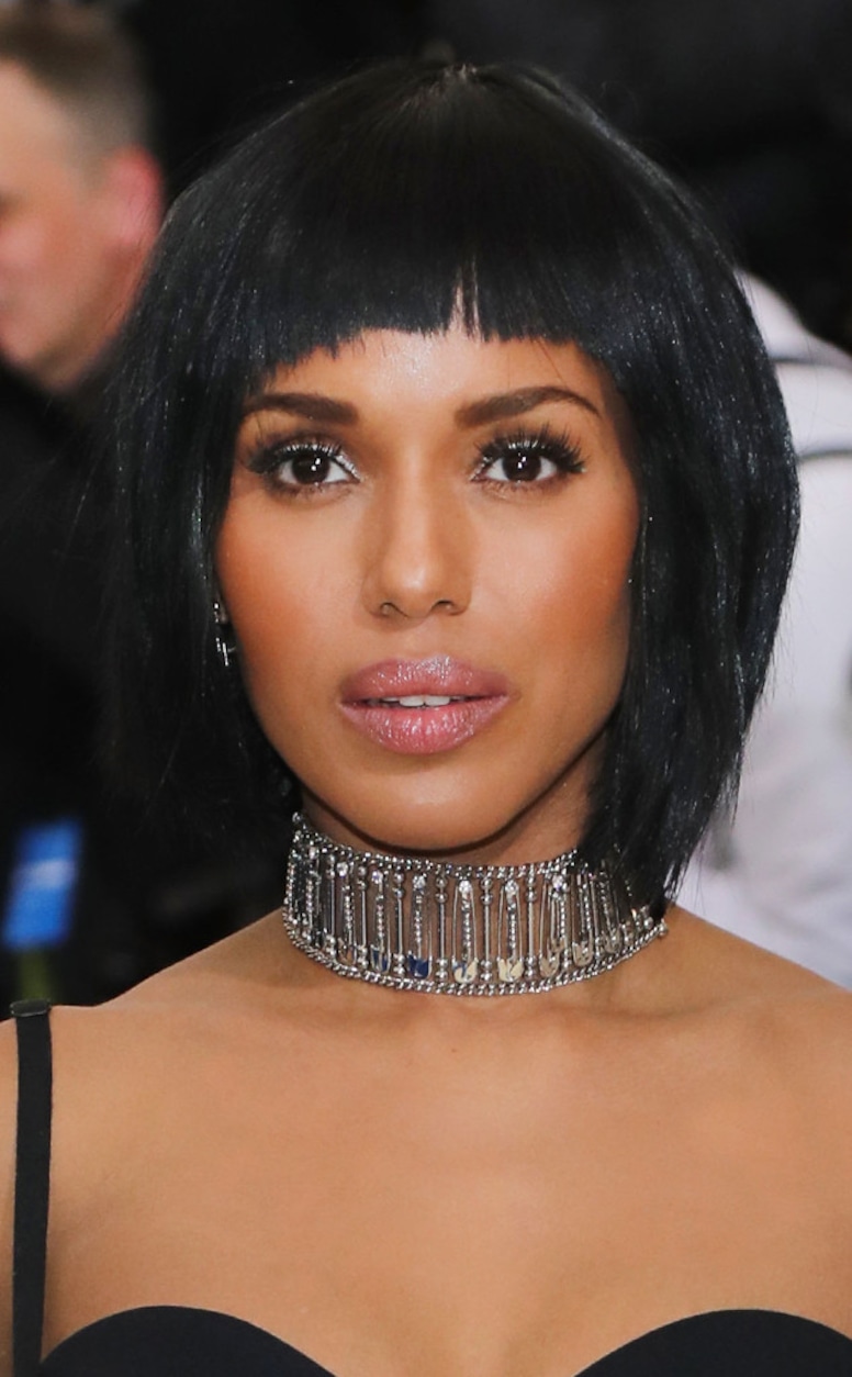 ESC: 2017 Met Gala, Beauty, Kerry Washington