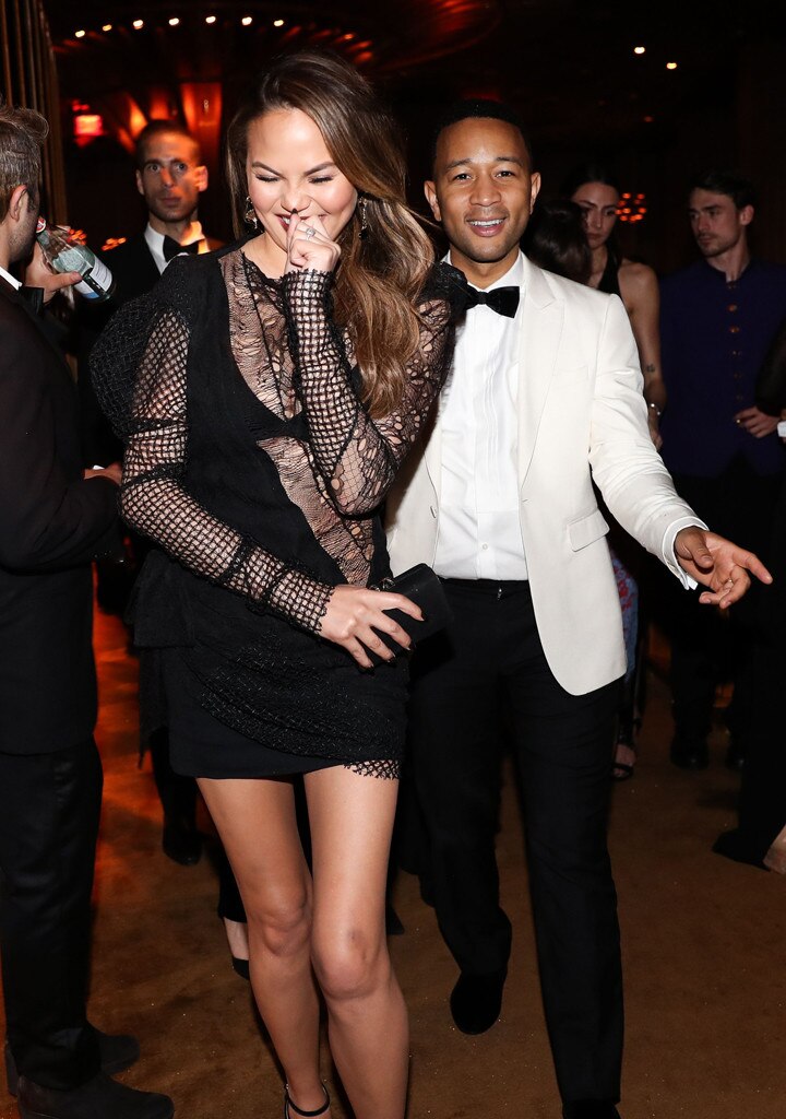 Chrissy Teigen & John Legend from Los After-parties de la Met Gala ...