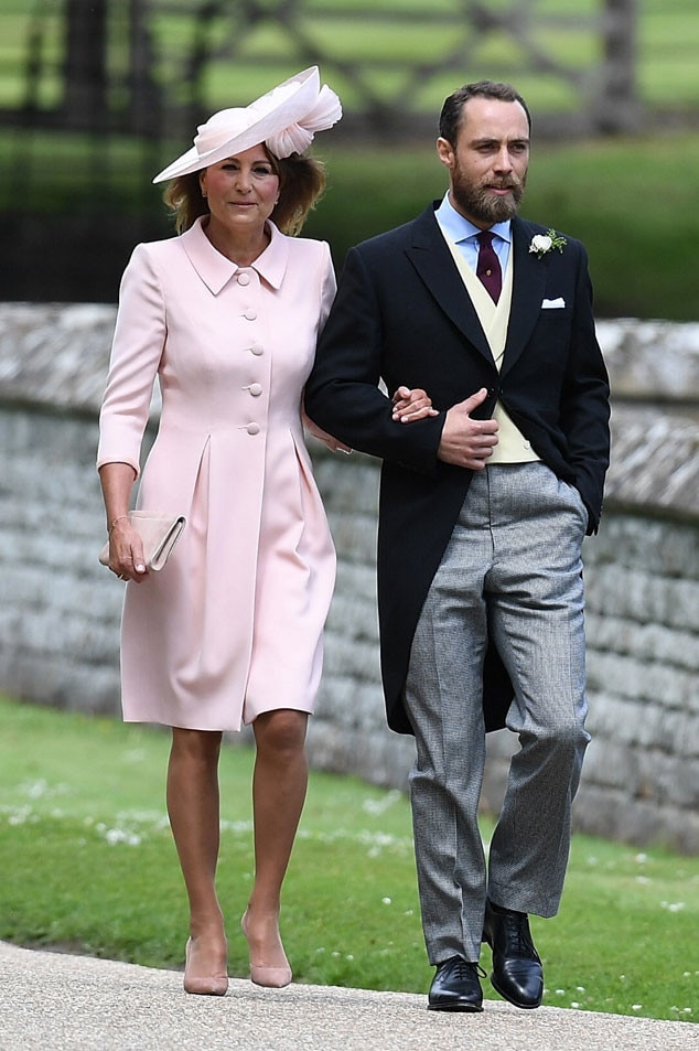 Carole Middleton and James Middleton from Pippa Middleton's Wedding ...