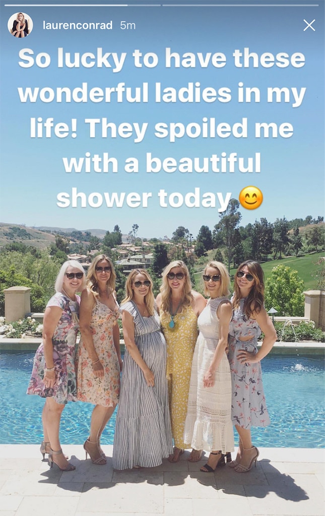 Lauren Conrad, Babyshower, Snapchat
