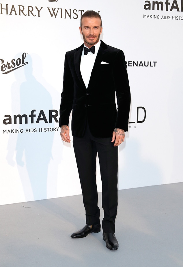 David Beckham, Amfar Gala, Cannes Film Festival 2017