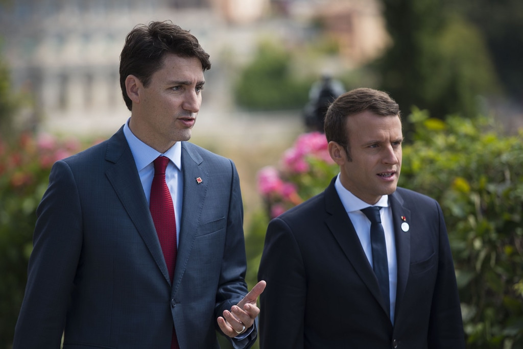 Emmanuel Macron Y Justin Trudeau Protagonizan El Bromance Más Deseado Por Todos E News