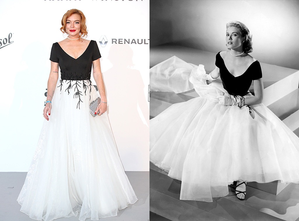 Lindsay Lohan Channels Grace Kelly's Iconic Look and Gives ...