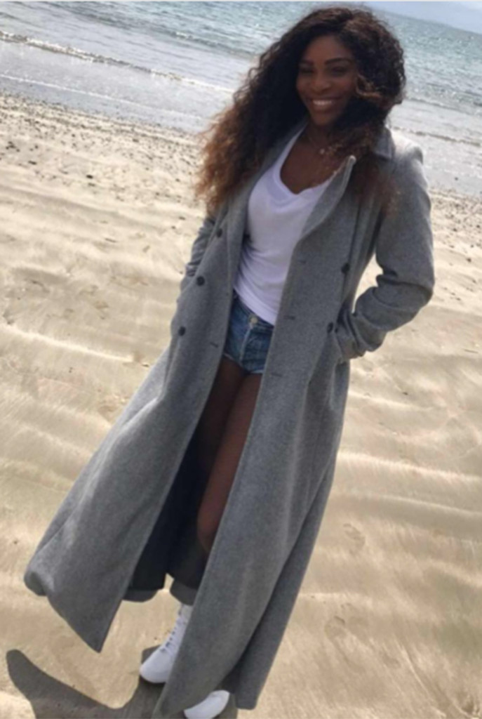 Check Out Serena Williams Grand Slam Pregnancy Style E Online