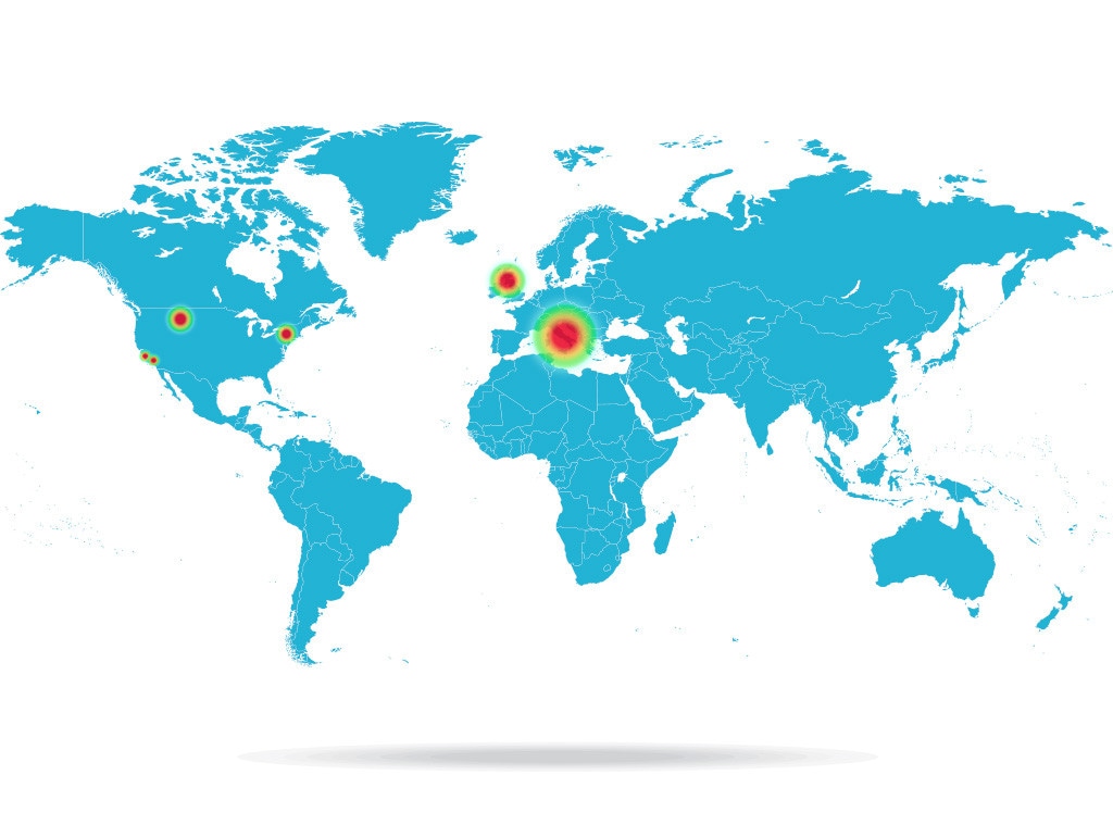 Wedding Venues Heatmap