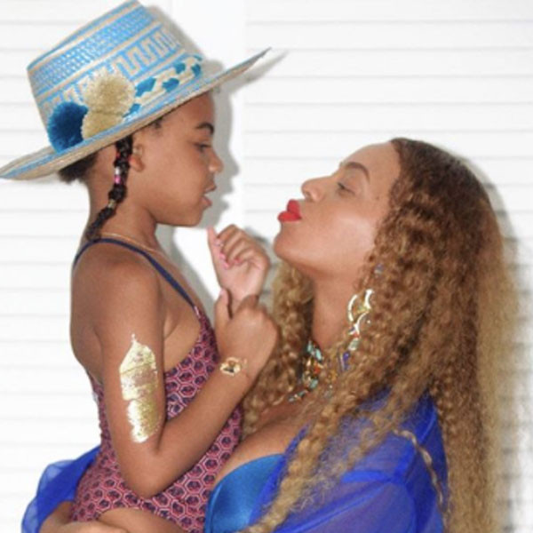 Beyoncé has never shared footage of her children to celebrate 2021 before