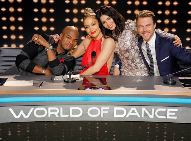 Ne-Yo, Jennifer Lopez, Jenna Dewan Tatum, Derek Hough, World of Dance