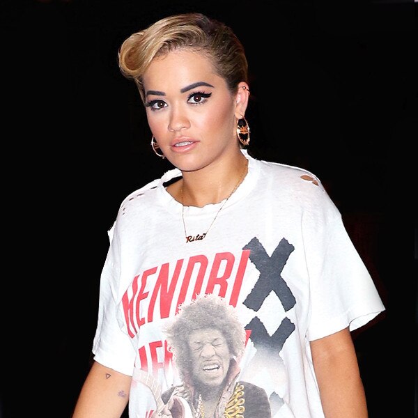 Celebrities wearing band sales t shirts