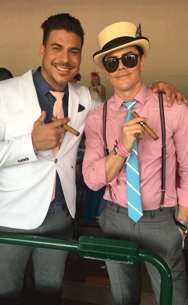 Jax Taylor And Tom Sandoval From Kentucky Derby 2017 Star Sightings E News
