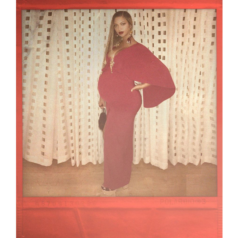 beyonce green dress pregnant Silhouette Silk Cowl Slip Dress - Sea Green main image 1
