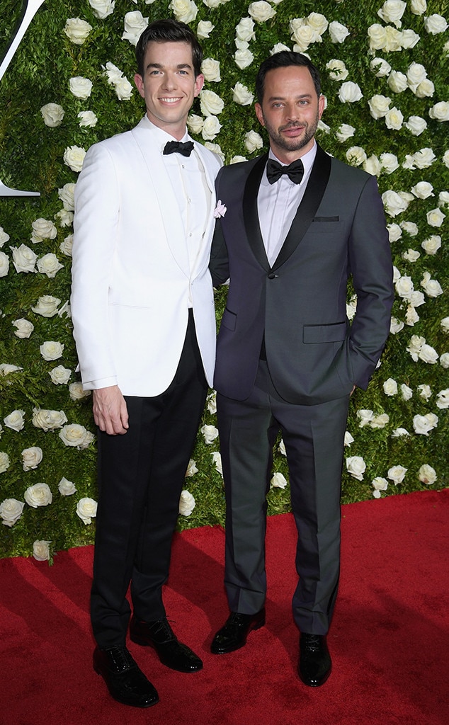 John Mulaney & Nick Kroll from 2017 Tony Awards Red Carpet Arrivals | E