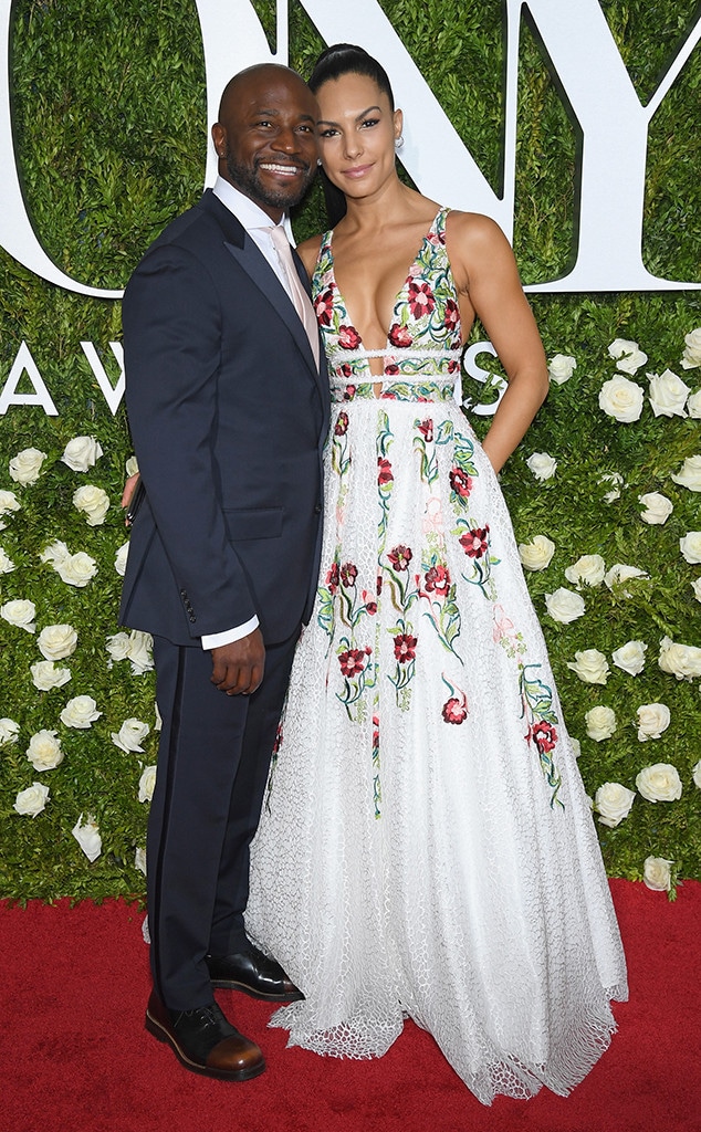 Taye Diggs, Amanza Smith, 2017 Tony Awards, Arrivals