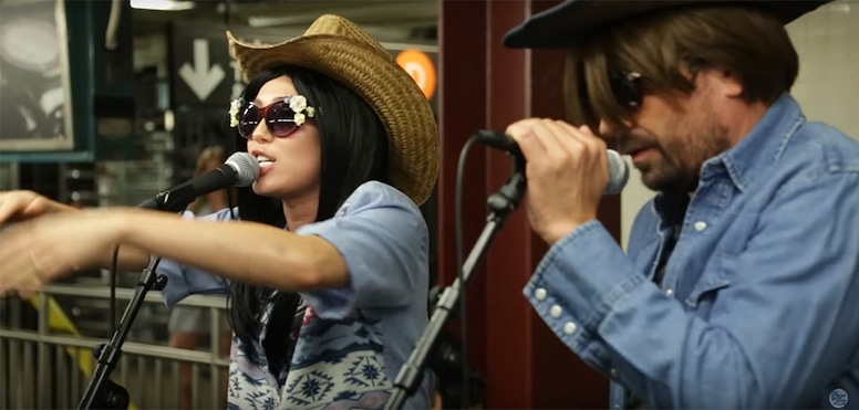 Miley Cyrus, Jimmy Fallon, Subway, Tonight Show