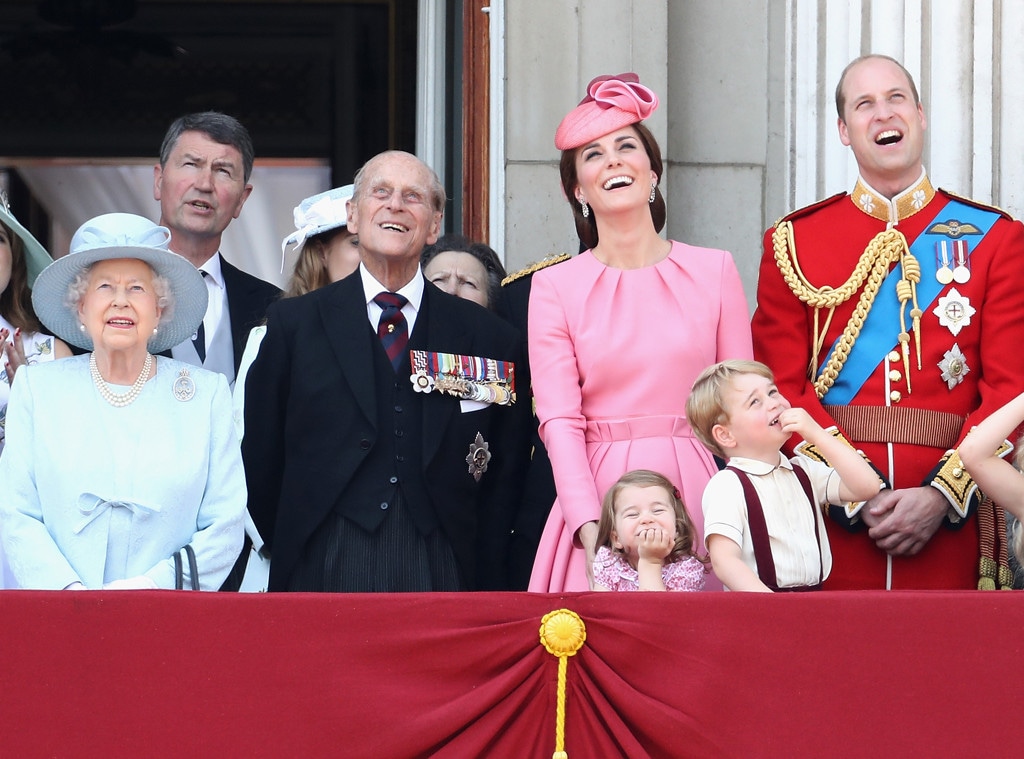 Kate Middleton, Princess Charlotte, Prince George, Prince William, Trooping the Colour 2017,  Queen Elizabeth