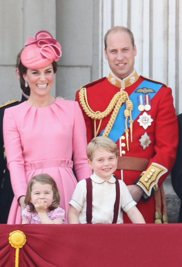 Kate Middleton, Princess Charlotte, Prince George, Prince William, Trooping the Colour 2017