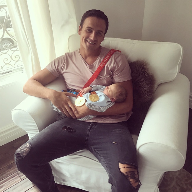 Ryan Lochte from Stars' Cute Father's Day 2017 Photos | E! News