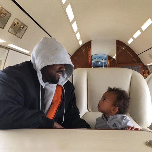 Kanye West And North West From Stars Cute Fathers Day 2017 Photos E