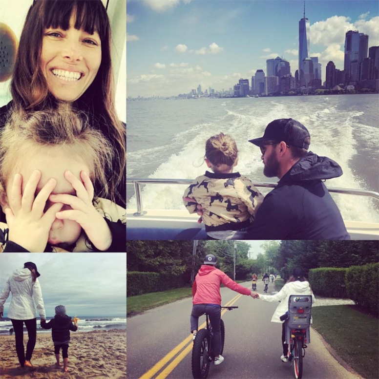 Jessica Biel, Justin Timberlake, Son, Silas, Father's Day 2017