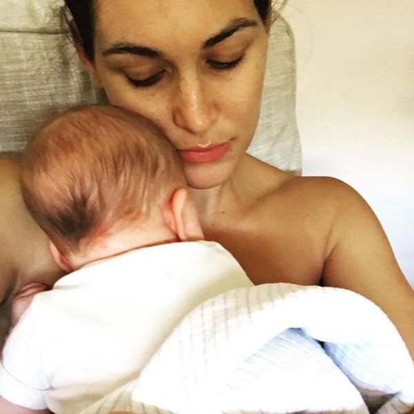 Cuddle Time from Brie Bella & Baby Birdie's Cutest Pics | E! News