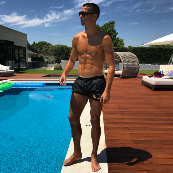 Pool Side from Cristiano Ronaldo’s Hottest Instagram Pics | E! News