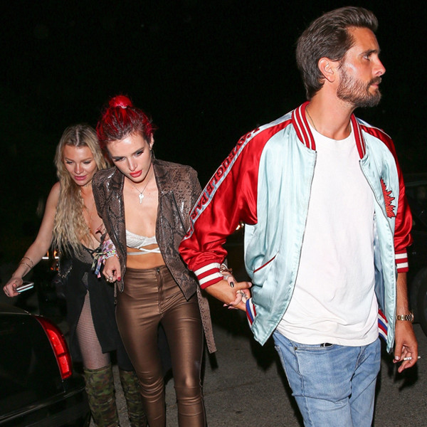 700px x 700px - Bella Thorne and Scott Disick Reunite and Hold Hands at Club - E! Online
