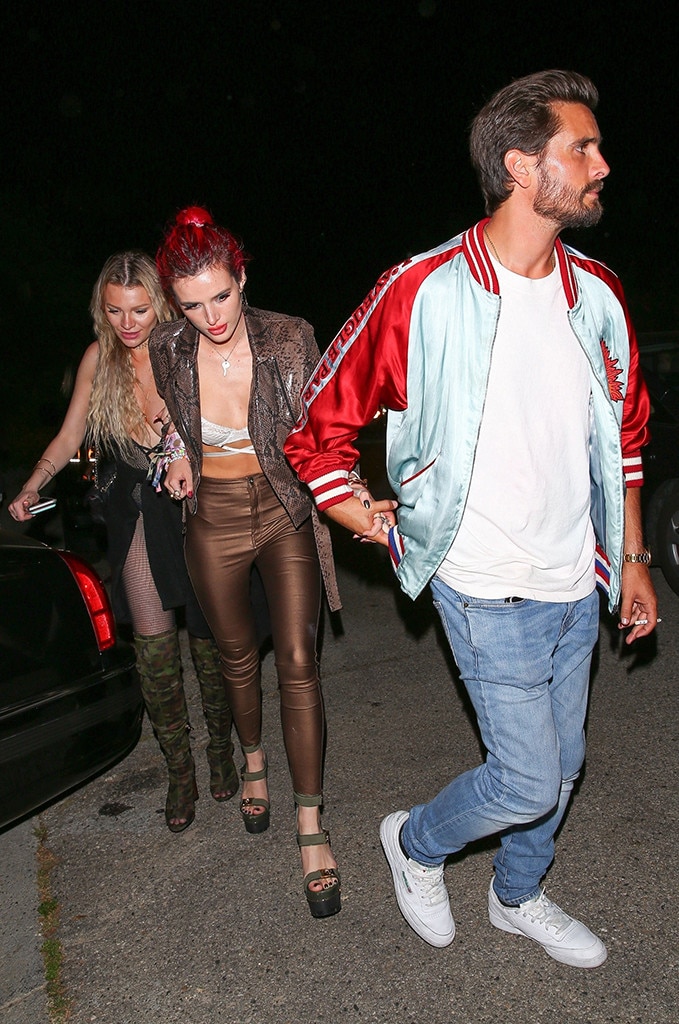 Bella Thorne And Scott Disick From The Big Picture Todays Hot Photos