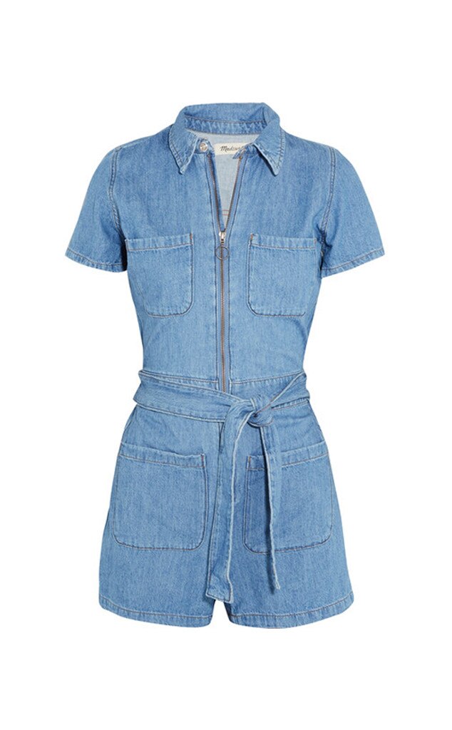 madewell denim romper