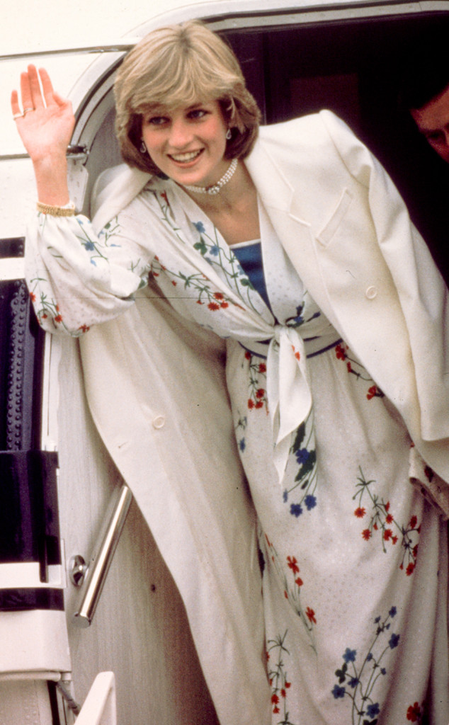 Jacket Draping from A Look Back at Princess Diana's Style | E! News