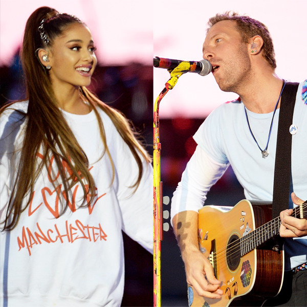 Watch Chris Martin Thank Ariana Grande for Being ''So Strong'' - E