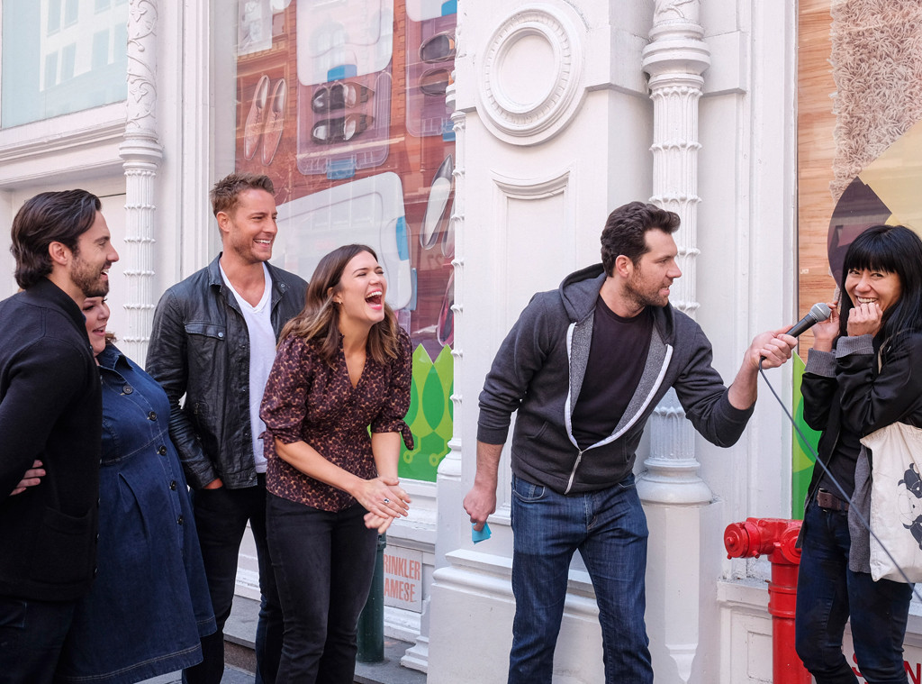 Omg This Is Us Cast Has Epic Billy On The Street Trip E Online
