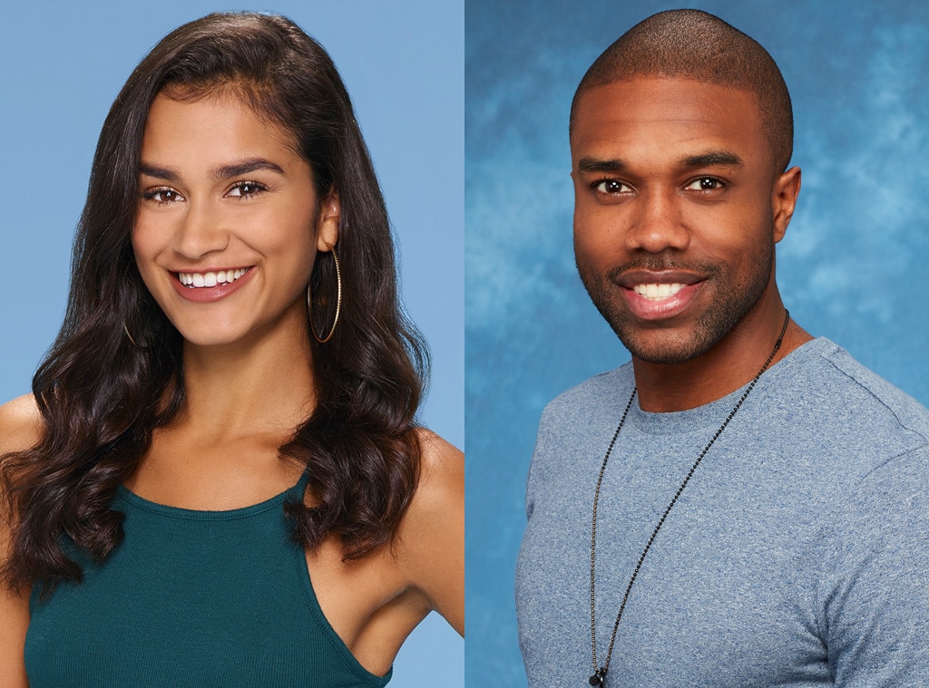 Taylor Nolan and DeMario Jackson from Who Will Hook Up on Bachelor in