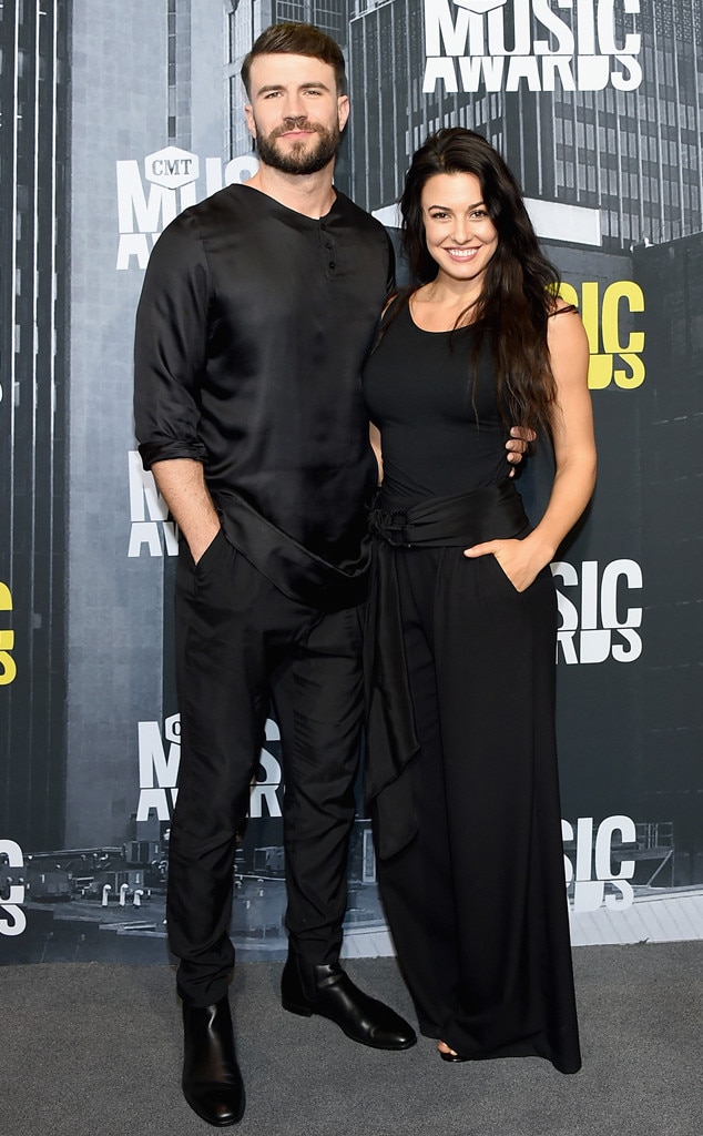 Sam Hunt & Hannah Lee Fowler from The Cutest Couples at the 2017 CMT