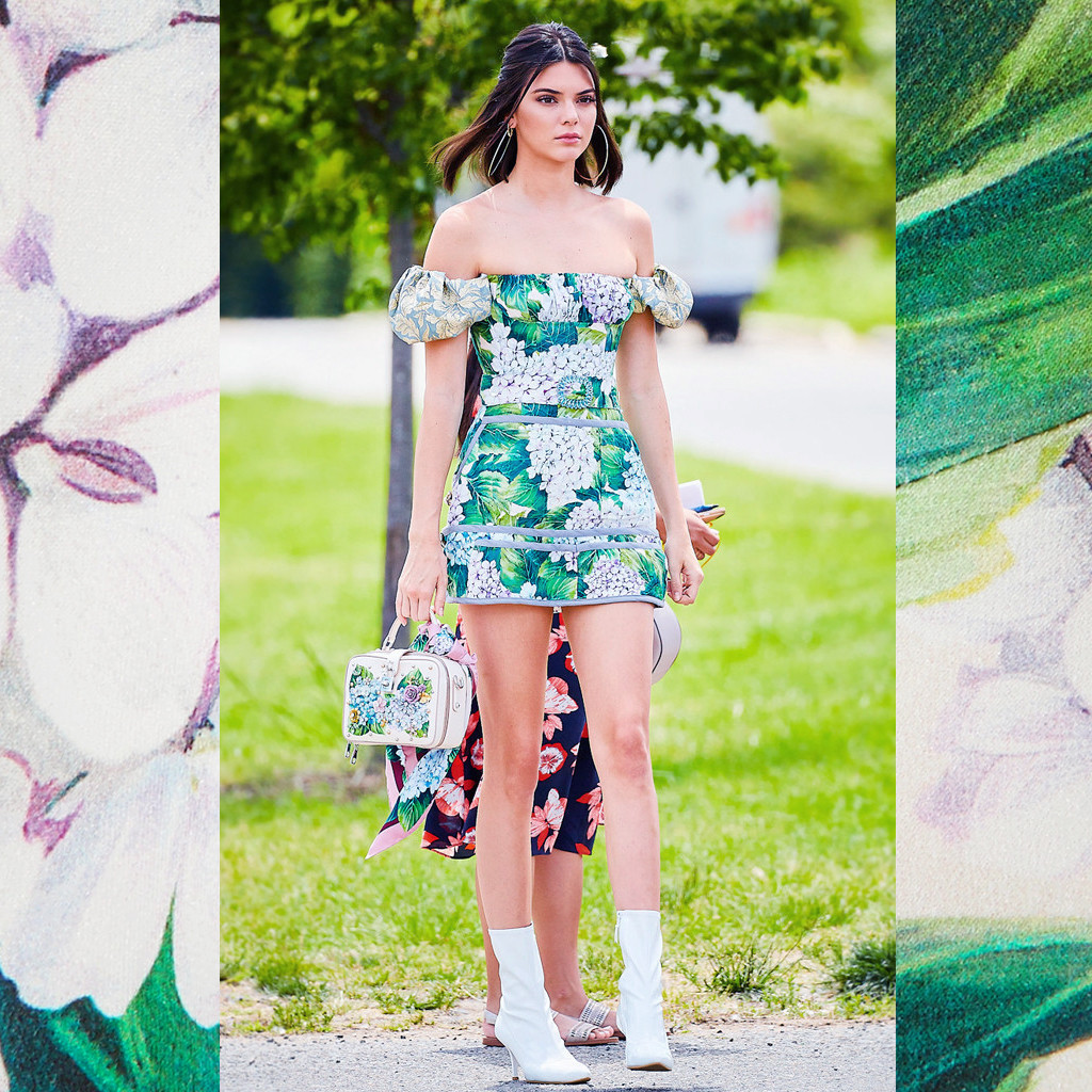 Kendall Jenner From Celebs Love This Dolce Gabbana Print