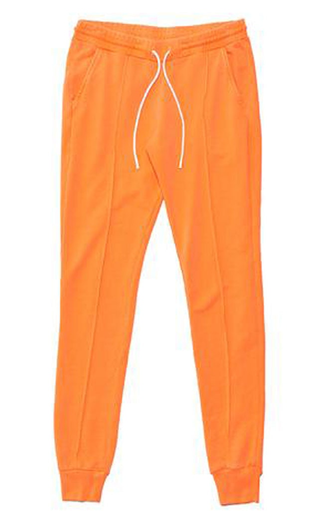 safety orange sweatpants