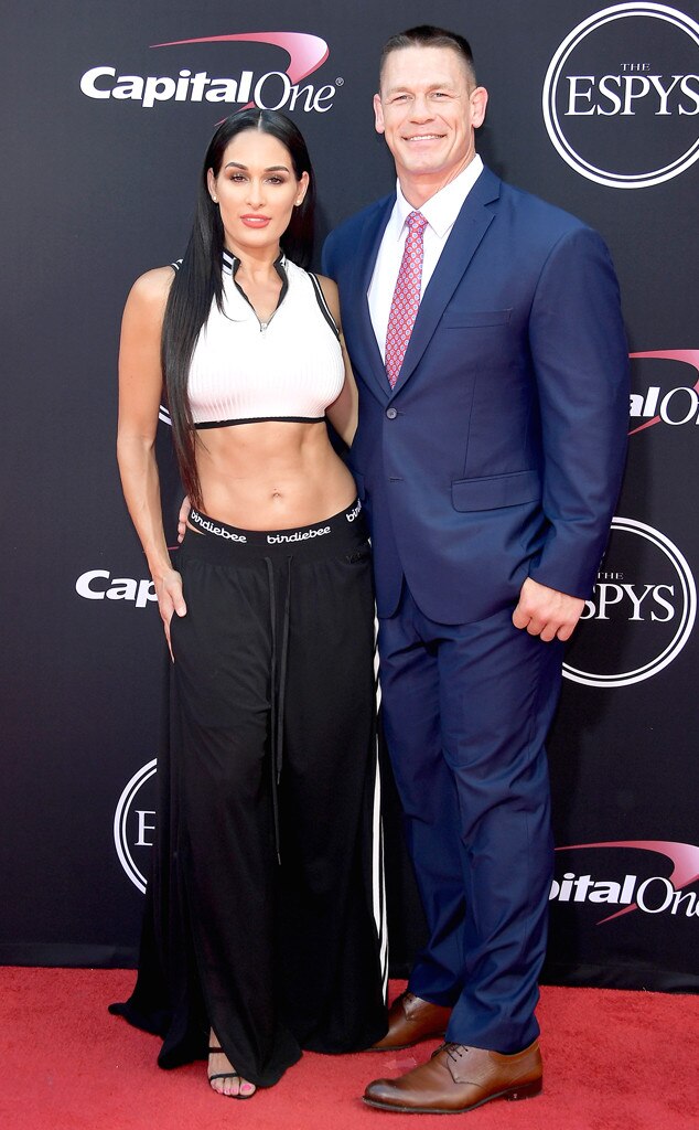 Nikki Bella & John Cena from ESPYS 2017: Red Carpet Arrivals | E! News