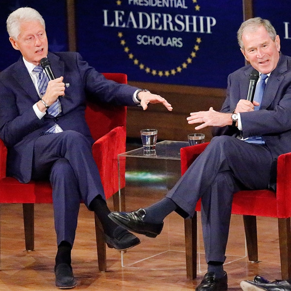 Bill Clinton, George W. Bush