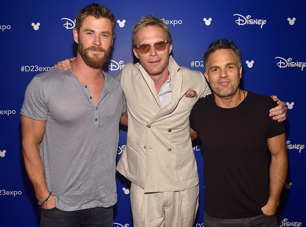 Chris Hemsworth, Paul Bettany, Mark Ruffalo from Disney's