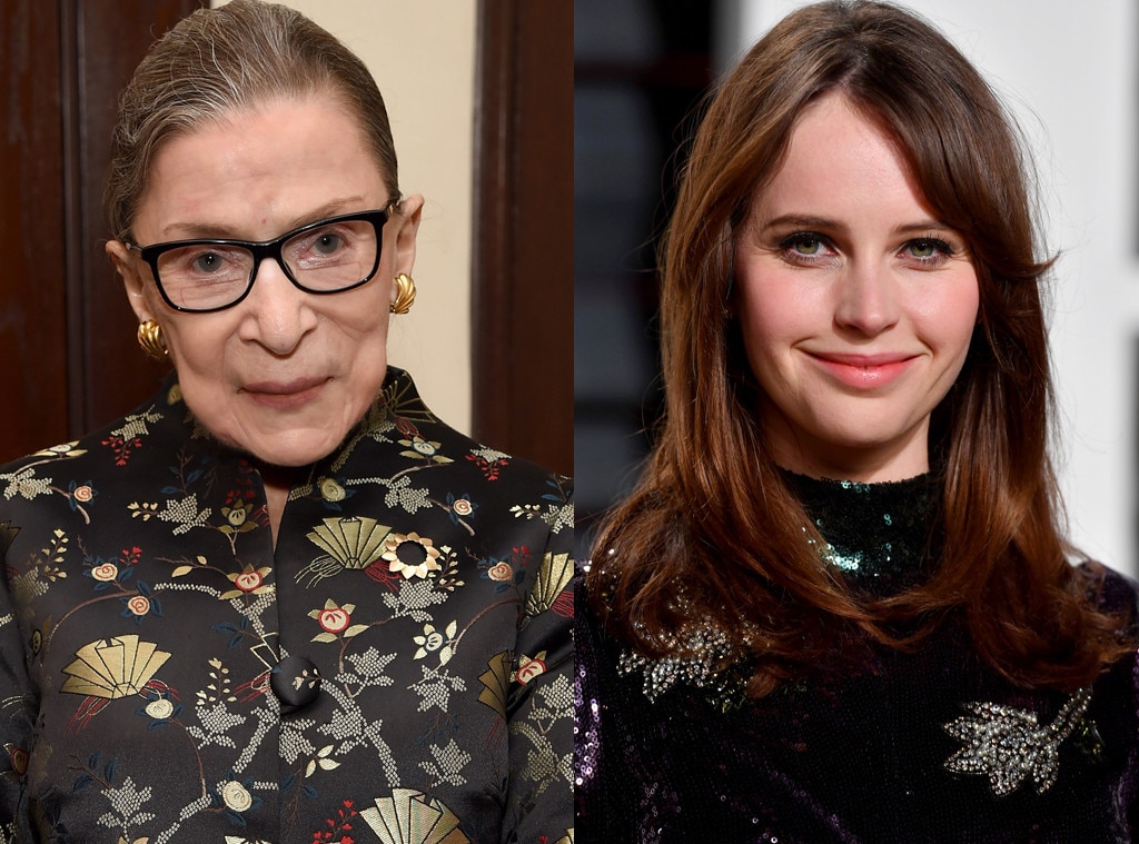 Felicity Jones As Ruth Bader Ginsburg From Stars Playing Real People E News