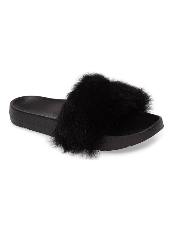 Ugg from Faux Fur Slides | E! News