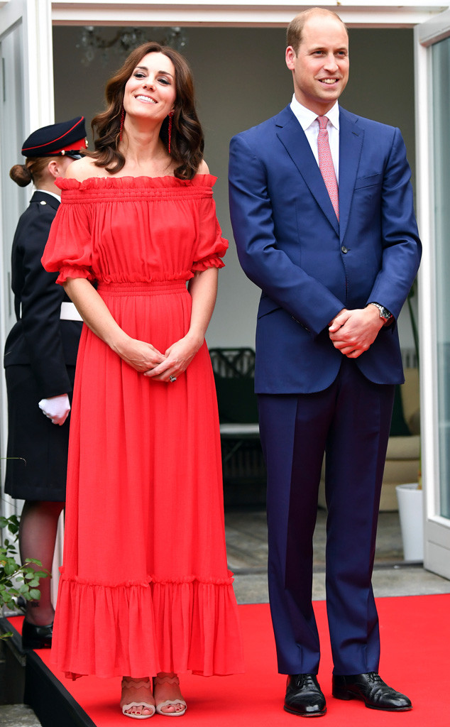 Lady in Red from Prince William and Kate Middleton's Royal Tour of ...