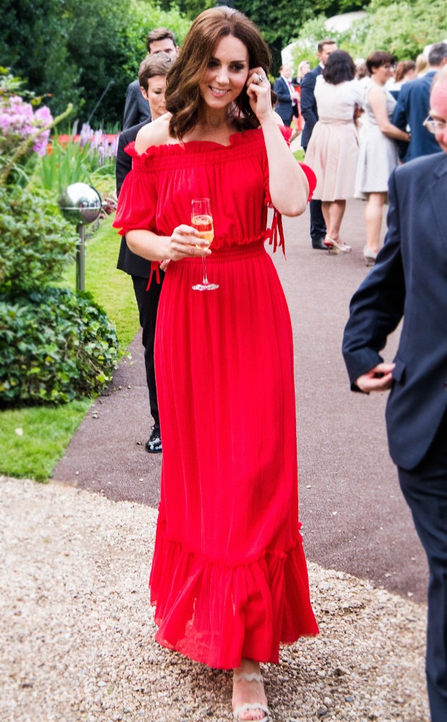 Middleton Catherines Summer Dresses Red Chiffon Off Shoulder Midi Dress At 2069/piece Dresses In Middleton Catherines Summer Dresses Red Chiffon Off Shoulder Midi Dress At 2069/piece Dresses In