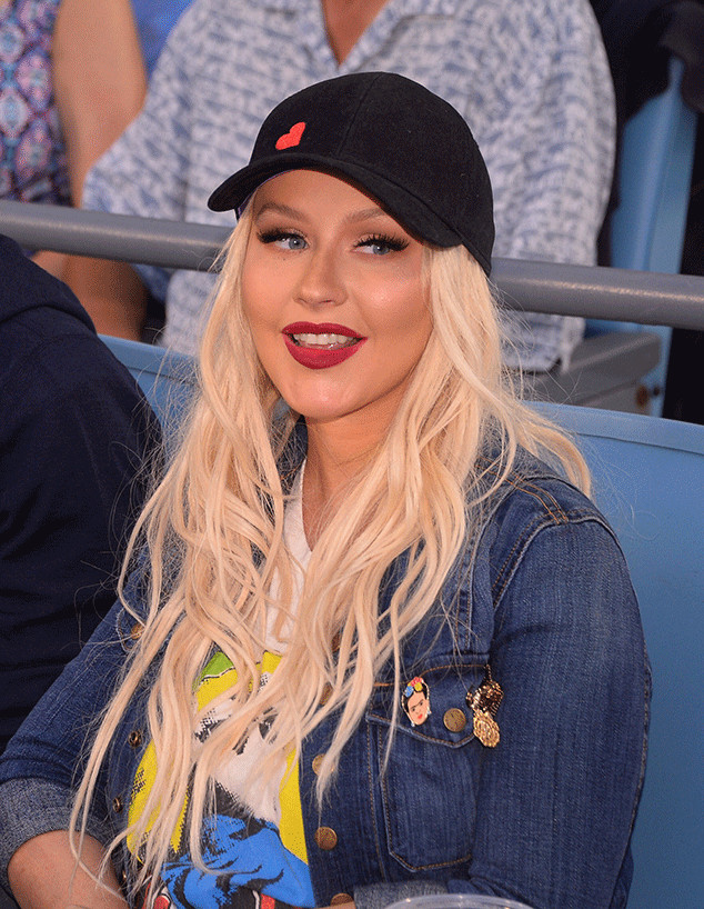 Celebrities attend the Los Angeles Dodgers v St. Louis Cardinals