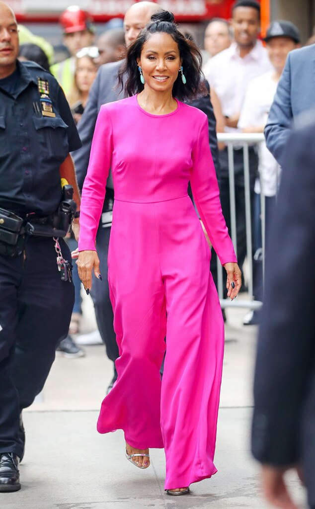 Pretty in Pink from Jada Pinkett Smith's Street Style | E! News