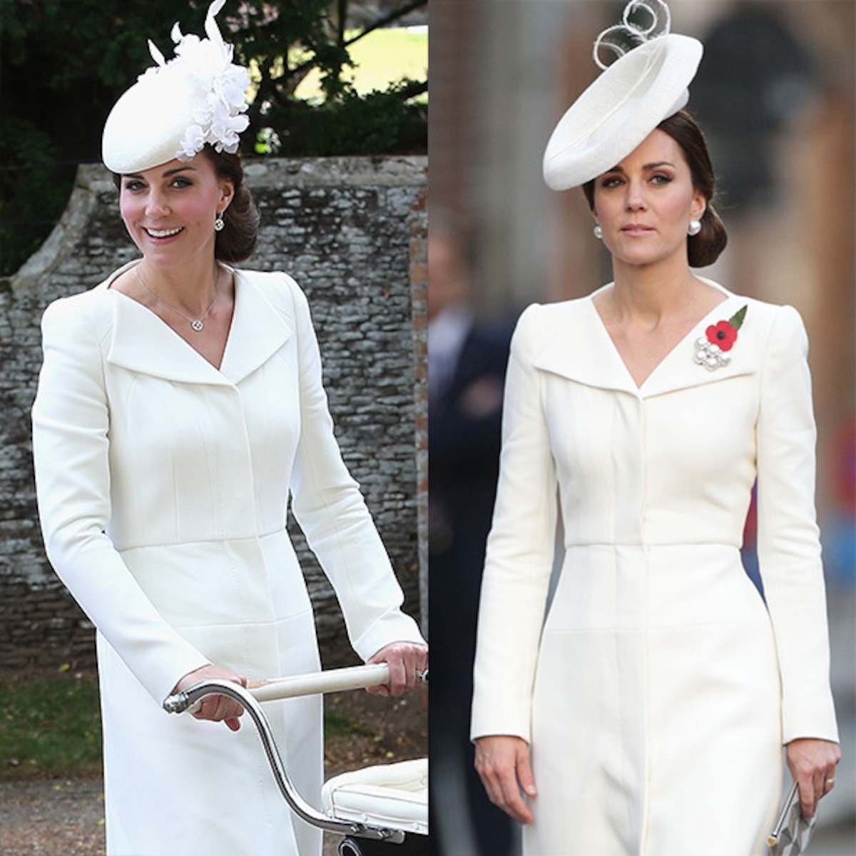 Kate Middleton Rewears Princess Charlotte Christening Ensemble - E! Online