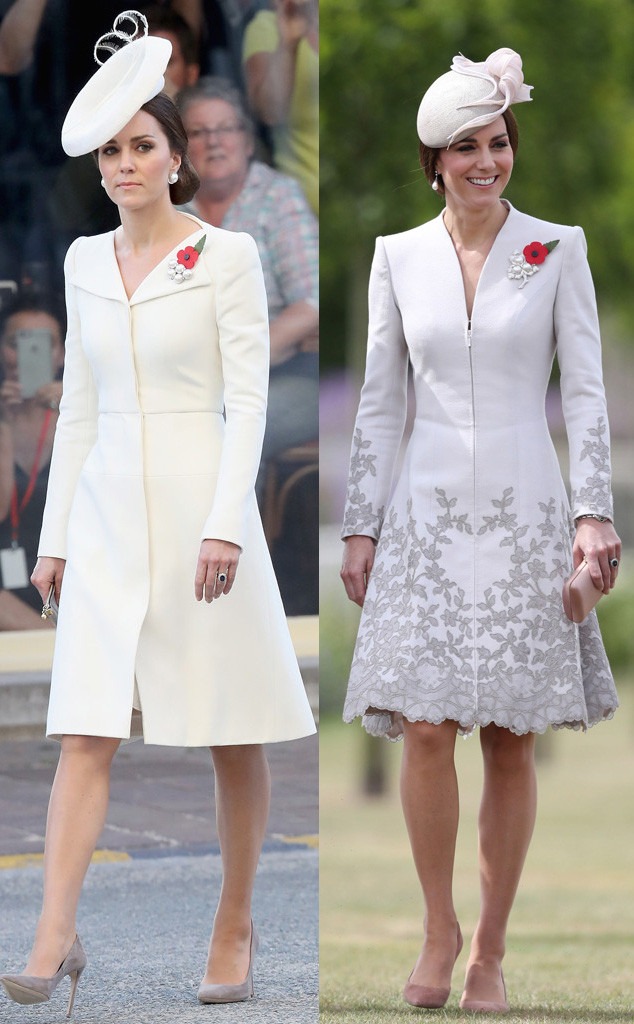 Seeing Double! Kate Middleton Sports Similar Coat Dresses in Belgium ...
