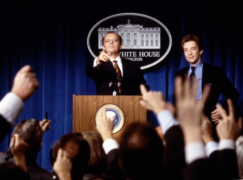 Jack Nicholson as James Dale in Mars Attacks! from Stars Playing